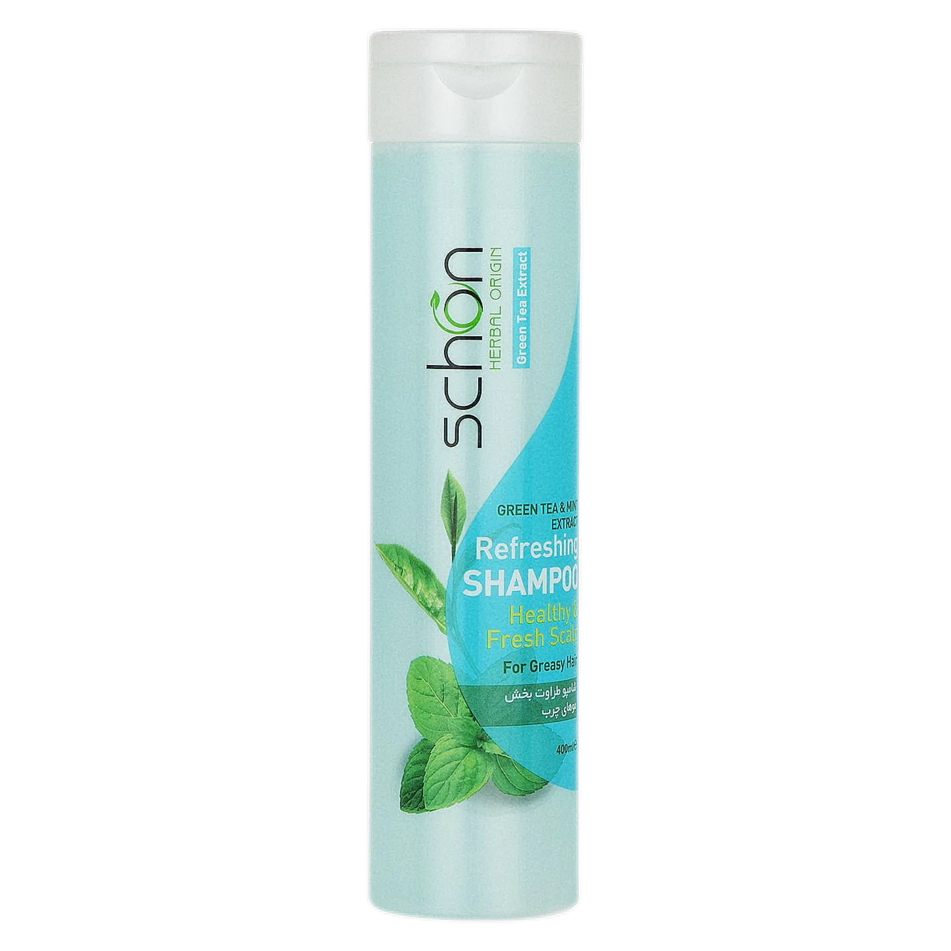 شامپو شون مدل طراوت‌بخش موهای چرب حجم 400 میلی‌لیتر