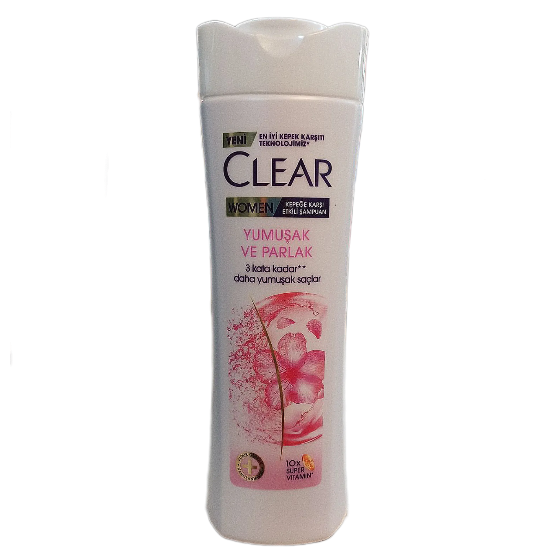 شامپو کلیر زنانه مدل Yumuşak ve Parlak حجم 350 میلی‌لیتر