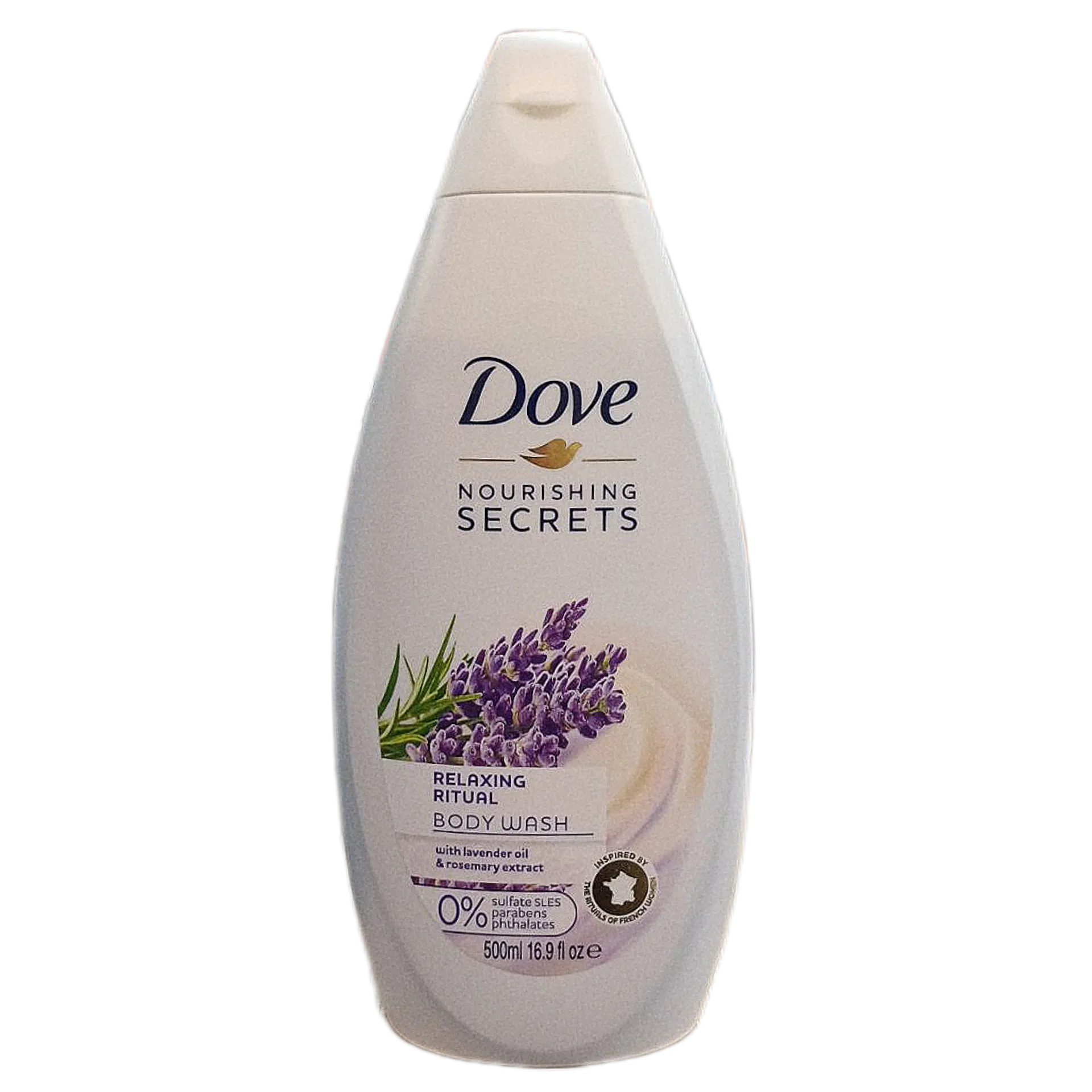 شامپو بدن داو مدل ریلکسی Ritual با عصاره اسطوخودوس و رزماری حجم ۵۰۰ میلی‌لیتر