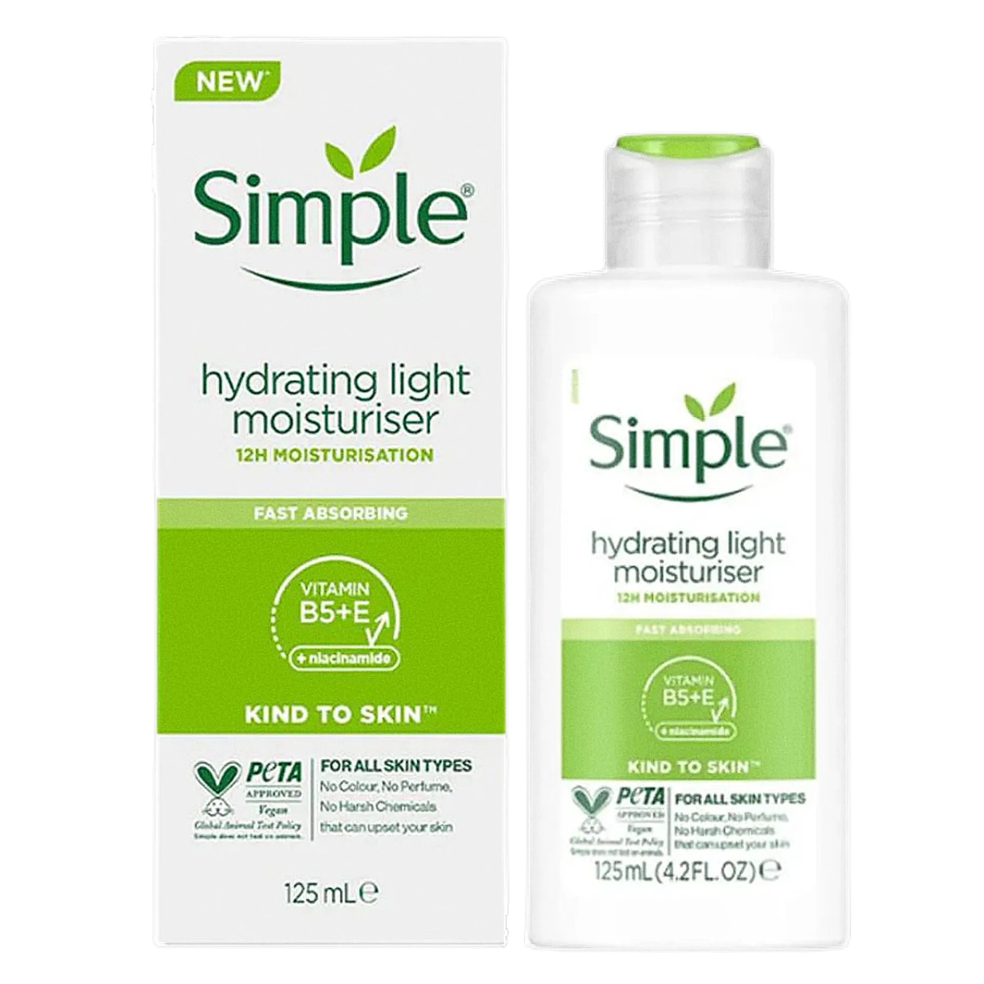 کرم آبرسان سیمپل مدل هیدراتینگ لایت حجم ۱۲۵ میلی‌لیتر